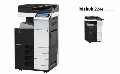 Konica Minolta Bizhub 224e Kopierer S/W Lan Duplex Fax 27 ...